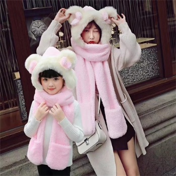 scarf hats gloves set(Xiaochenggushi)